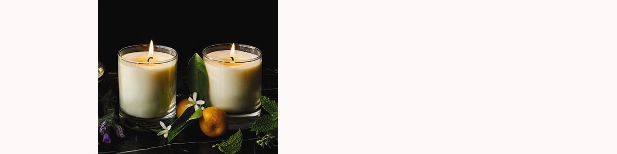 rosemary mint vegan soy wax candle
