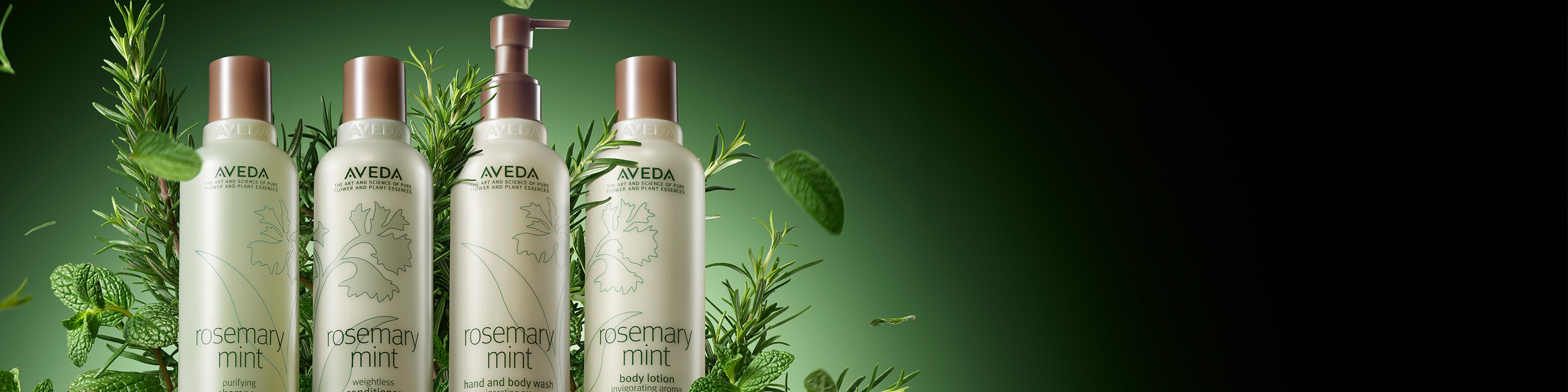 Shop rosemary mint hair & body care products featuring our best-selling invigorating aroma